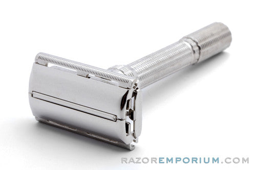 1966 Gillette Slim Adjustable Double Edge Safety Razor Set L3