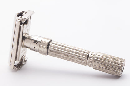 1961 G1 Gillette Fatboy $1.95 Adjustable Double Edge Razor Set | Original Condition