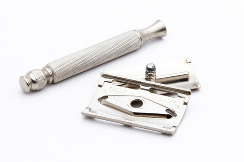 1956 Gillette Ball End Tech Razor | Electro Etched Logo B3