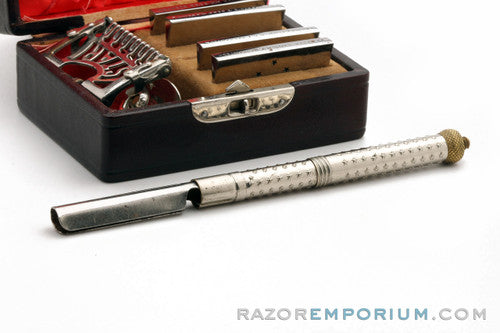 1910's Gem Star Lather Catcher Model Safety Razor Set