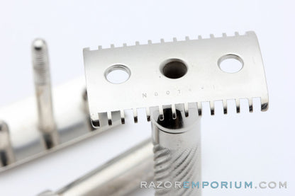 1921 Gillette Bulldog Old Style DE Razor Nickel Revamp