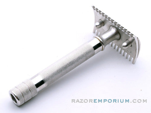 1920's Gillette Single Ring Old Type DE Safety Razor | Nickel Revamp