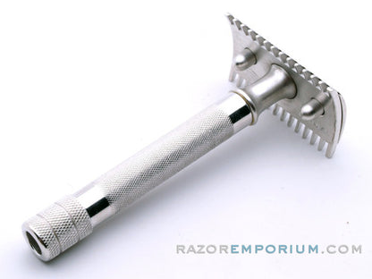 1920's Gillette Single Ring Old Type DE Safety Razor | Nickel Revamp