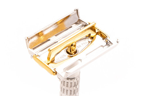 1955 A4 Gillette Super Speed Red Tip DE Safety Razor | Prospector Edition