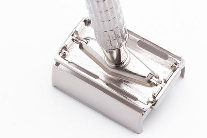 1957 Gillette Heavy Red Tip  Super Speed Factory Nickel Revamp