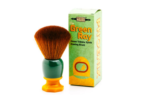 PAA | The Green Ray - 24mm Tribble Synthetic Shaving Brush