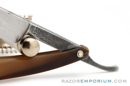 5/8" Red Imp 132 Straight Razor Made by Case USA