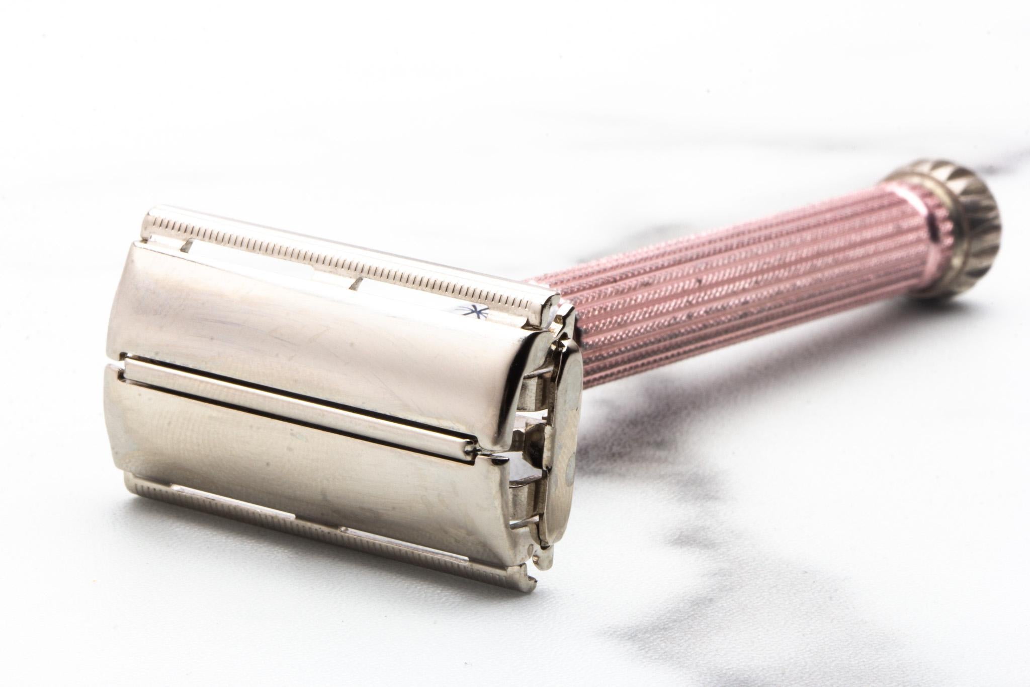 1968 N4 Gillette Pink Star Lady Gillette Double Edge Safety Razor | Fa ...
