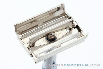 1965 Gillette Blue Star Lady Gillette DE Safety Razor K3 - Good