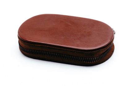 Apollo 3 Piece Travel Razor with Leather Case