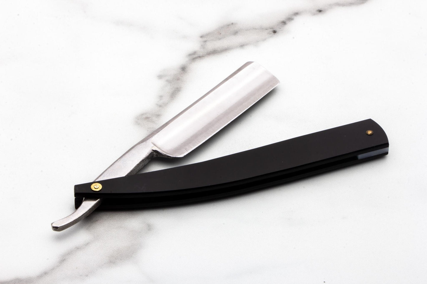 5/8" Restored Gold Dollar 66 Stainless Steel Straight Razor