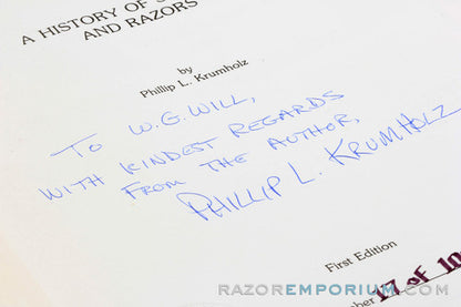 First Edition: A History of Shaving and Razors by Phillip L. Krumholtz