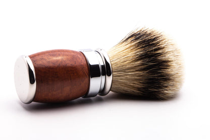 Plisson 1808 | Briar Wood & High Mountain White Badger Shaving Brush