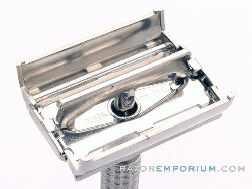 1966 L2 Flare Tip Super Speed DE Safety Razor | Nickel Revamp