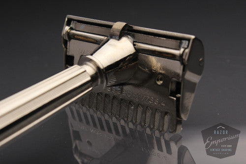 Gem 1930's Micromatic TTO Single Edge Safety Razor * Nickel REVAMPED ...