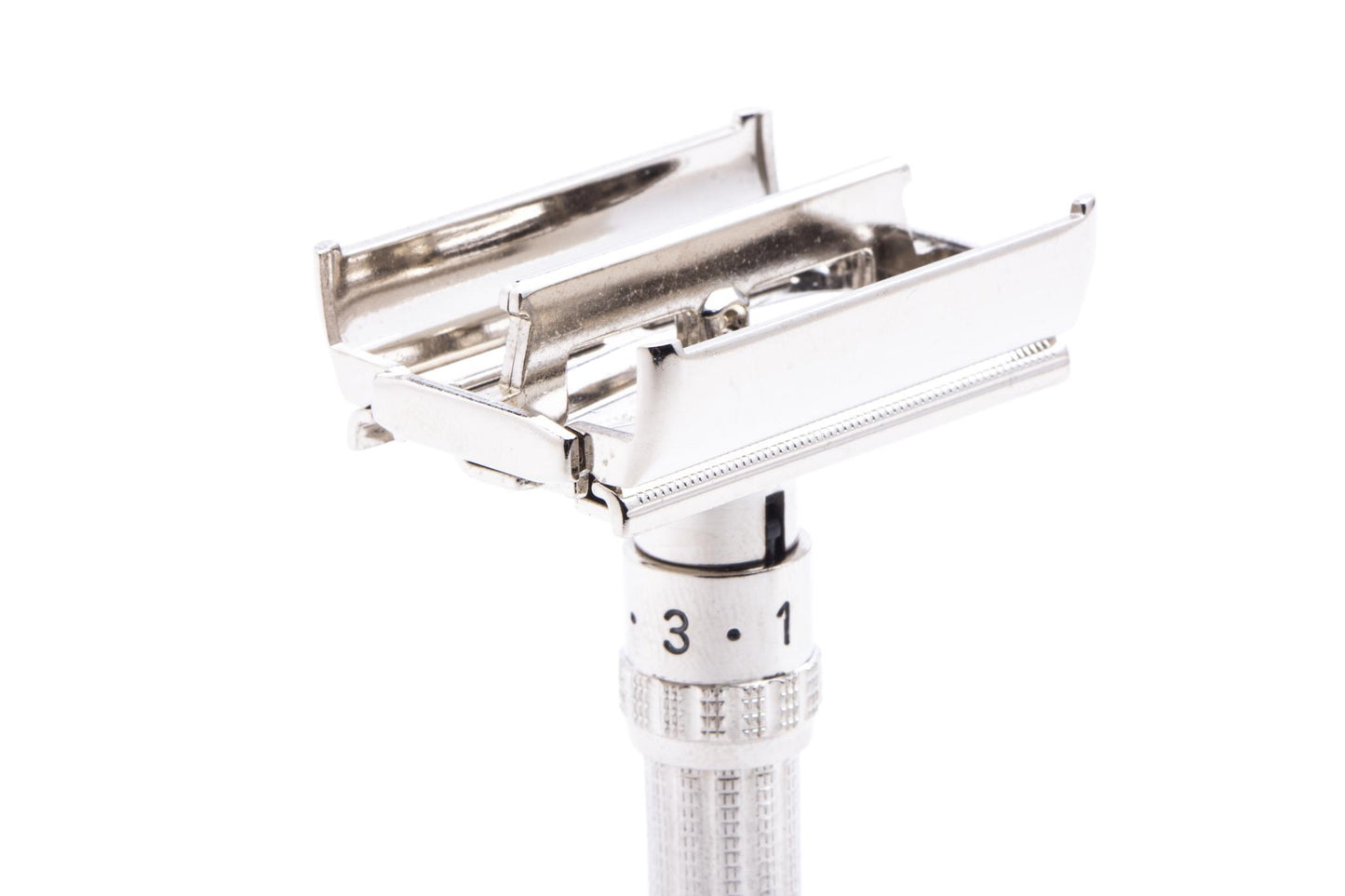 1961 G3 Gillette Slim Adjustable Double Edge Safety Razor | Factory Nickel Revamp
