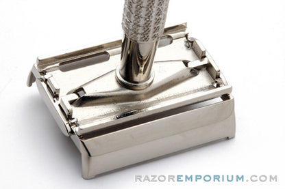 1950s Gillette Flare Tip Rocket Super Speed Safety Razor | Factory Nickel Revamp| Made in England