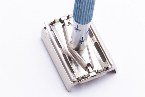 Gillette Razor Stars 1965 Gillette Blue Star Lady Gillette Double Edge Safety Razor K4 ...