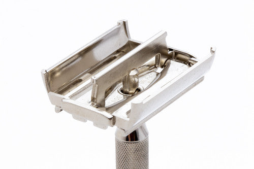 1954 Z4 Gillette Super Speed Double Edge Safety Razor | Factory Nickel Revamp