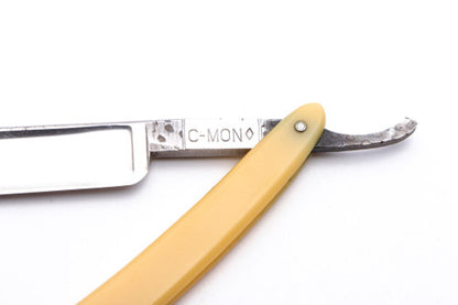 9/16" Vintage Restored C-Mon Full Hollow American Tip Straight Razor