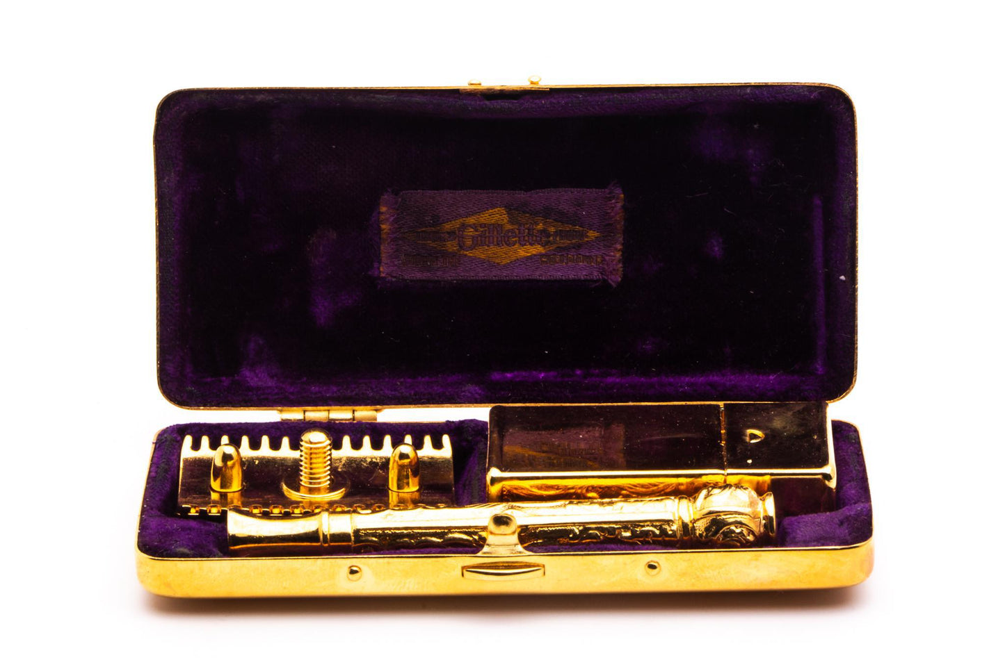 1909 Gillette ABC Pocket Edition Empire Set | 24k Gold Revamp