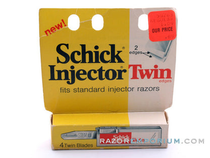 Schick Injector Twin (4) - New Old Stock (NOS) Razor Blades