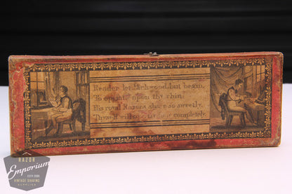 6/8" Packwood Wedge Matching Monarch Set in Original 1800's Box