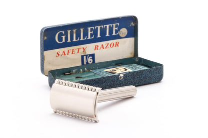 1940's Gillette British Thin Handle Tech Varient Set | Original Condition
