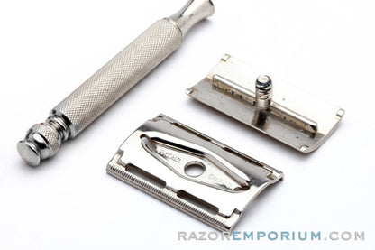 1957 Gillette Ball End Tech DE Safety Razor C1