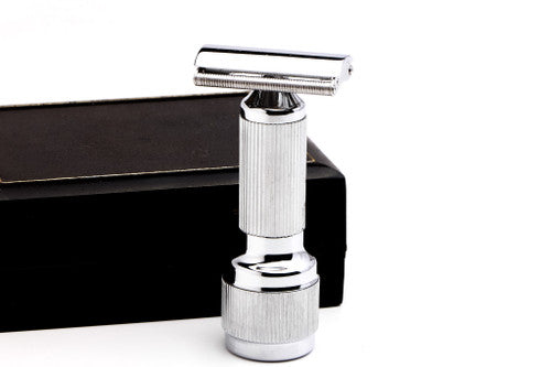 1940s Stahly Live Blade Wind-Up Vibrating DE Safety Razor With Case