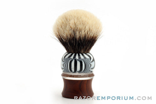 Artisan Shave Brush Badger 25mm Luxury Unique Handle