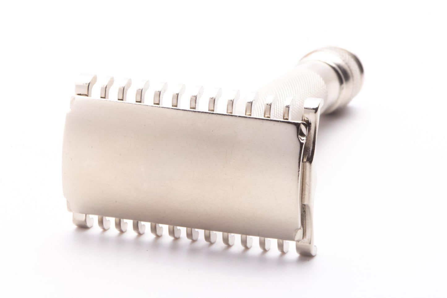 1930's Gillette Goodwill British Importe D' Angleterre Long Comb Double Edge Safety Razor | Factory Nickel Revamp