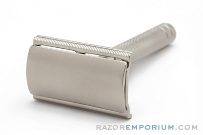 1940's Gillette BritishTech Double Edge Safety Razor - Factory Nickel