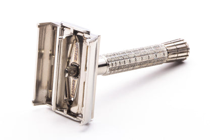 1940's Gillette Flare Tip British Rocket DE Safety Razor Set | Original Condition