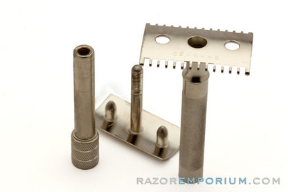1912 Gillette Single Ring DE Safety Razor | Nickel Revamp