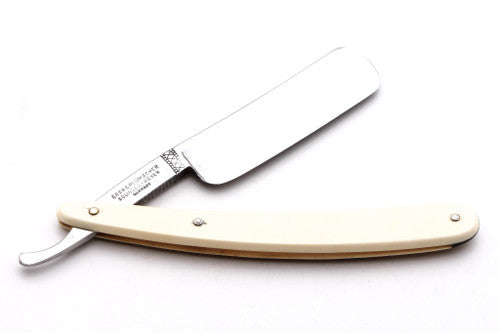 7/8" Grah & Plumacher 67 Silver Ring Straight Razor Hollow Ground | Solingen, Germany | Used