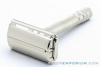 1954 Gillette Super Speed DE Safety Razor | Factory Nickel Revamp