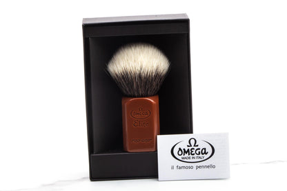 Omega | Pro Grip Elite Synthetic Fiber Shaving Brush MB1948/MA -Medium