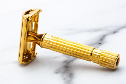 1946-47 Gillette Gold Aristocrat Double Edge Safety Razor  | 24K Gold Revamp