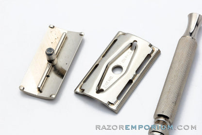 1956 Gillette Ball End Tech Razor | Electro Etched Logo B1