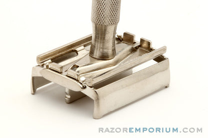 1947-51 Gillette Rocket TTO DE Safety Razor w/ Case & Blade Bank | Made in England
