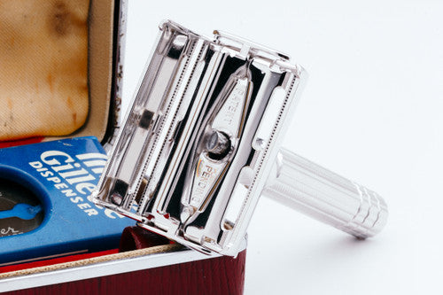 1950's Gillette British Set No 58 Rhodium Revamp