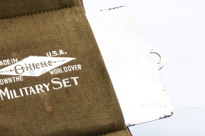 1914-1924 Gillette Old Type Military Bulldog Double Edge Safety Razor Set | Rhodium Revamp