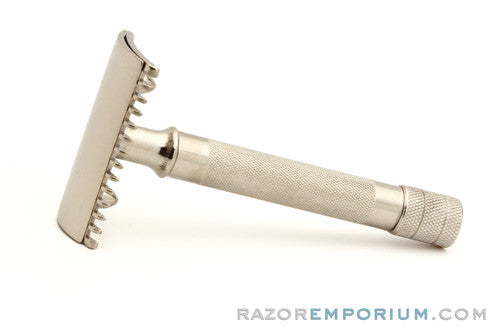 1920 Gillette Single Ring Old Type DE Safety Razor |  Nickel Revamp
