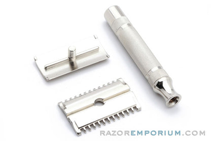 1930's Gillette NEW Short Comb Safety Razor | Factory Nickel Revamp