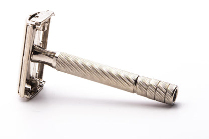 1952 X2 Gillette Super Speed Double Edge Safety Razor |  Factory Nickel Revamp