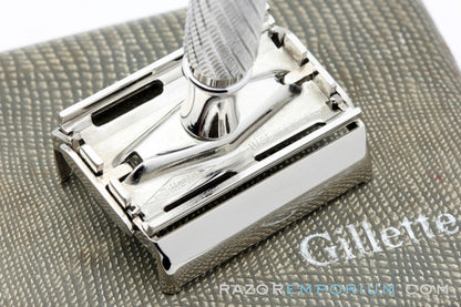 1950's Gillette British Aristocrat No. 66 Safety Razor in Case