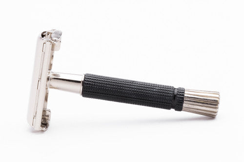 1972 Gillette Black Handle DE Super Speed  Safety Razor  S2