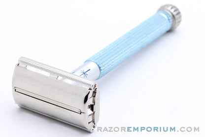 1970 Gillette Blue Star Lady Gillette DE Safety Razor