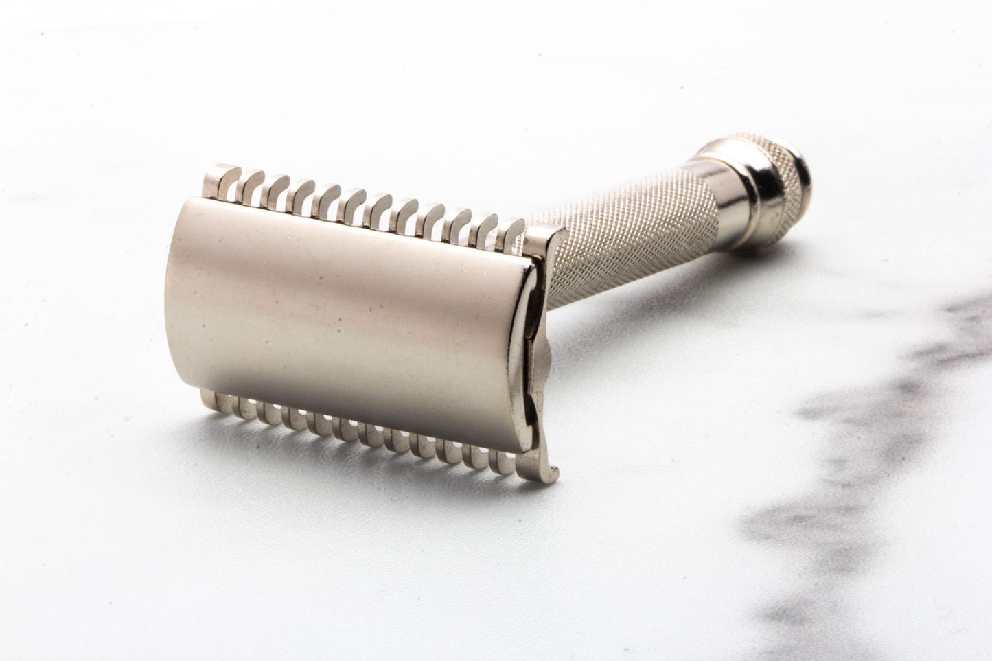 1930's Gillette Goodwill Long Comb Ball End Safety Razor | Factory Nickel Revamp
